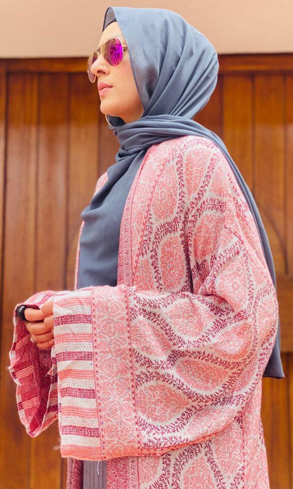 Arwa Pashmina Duster Coat - 3