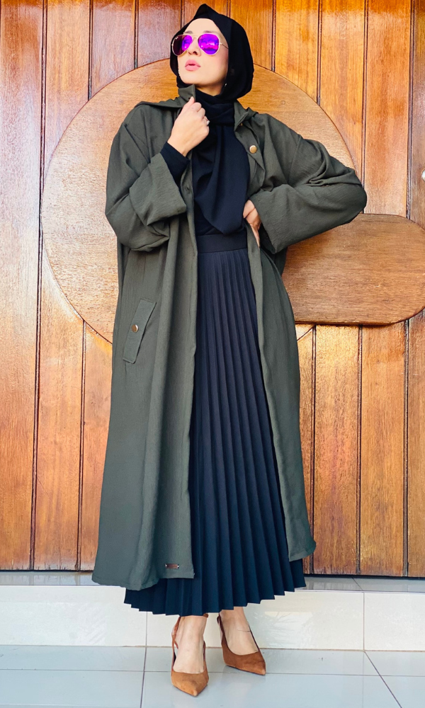 CoreLuxe Parka - Nomad Moss – Zayyaan by Cherrytop