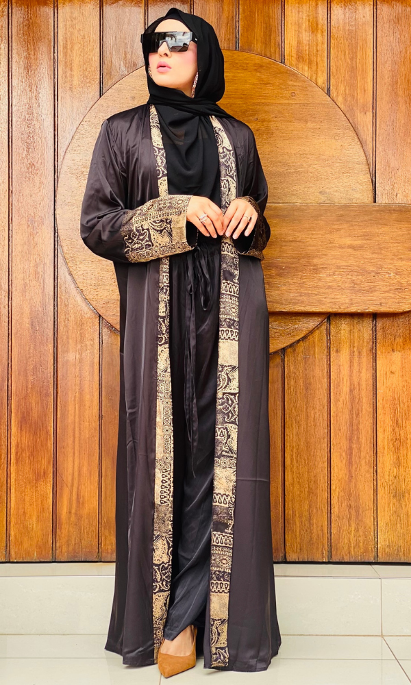 Script Abaya Coat 1