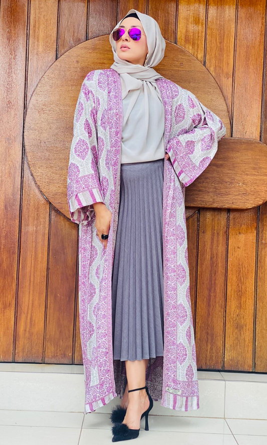 Arwa Pashmina Duster Coat - 20
