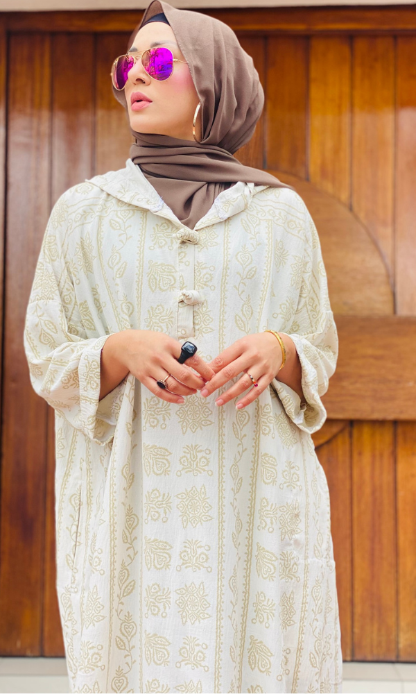 Mirayah Kaftan Beige