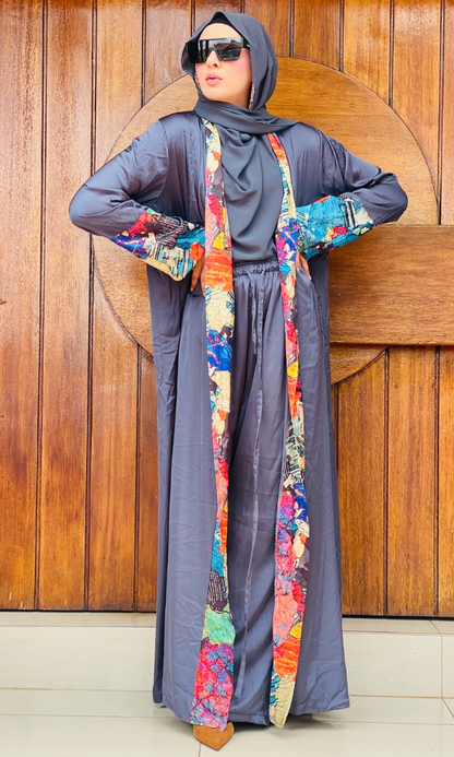 Script Abaya Coat 5
