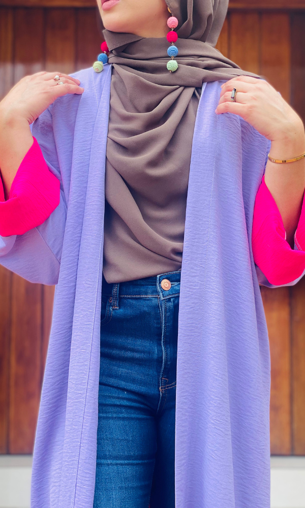 Daruri Coat Purple/Pink