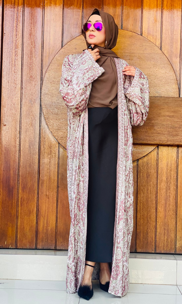 Arwa Pashmina Coat - 43