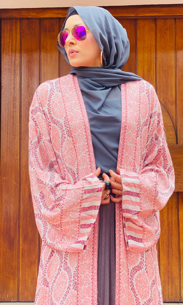 Arwa Pashmina Duster Coat - 3