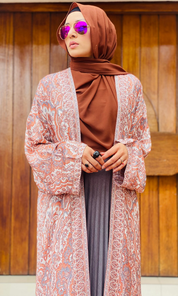 Arwa Pashmina Duster Coat - 4