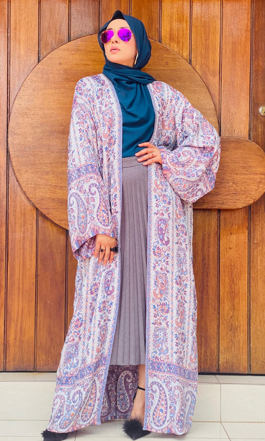 Arwa Pashmina Duster Coat - 5