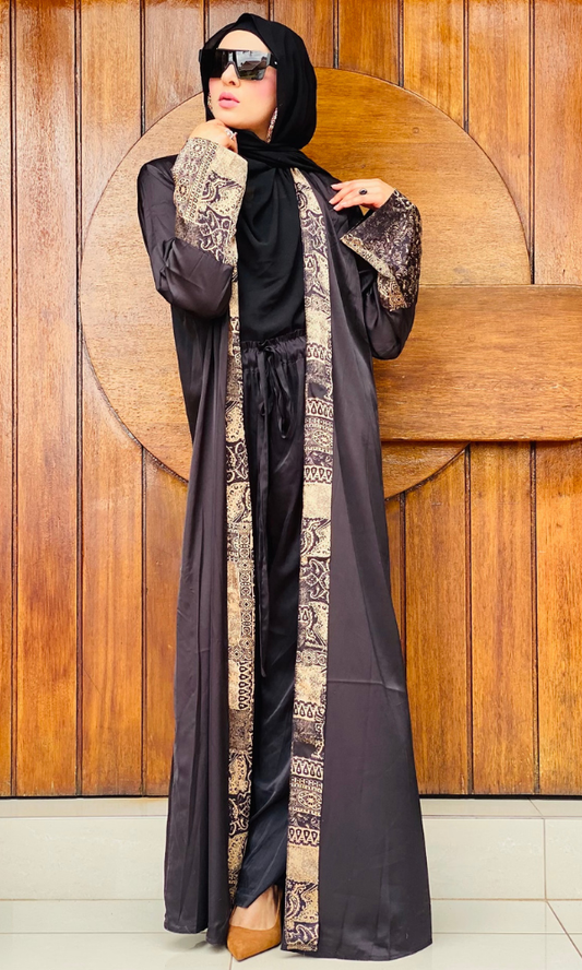 Script Abaya Coat 1
