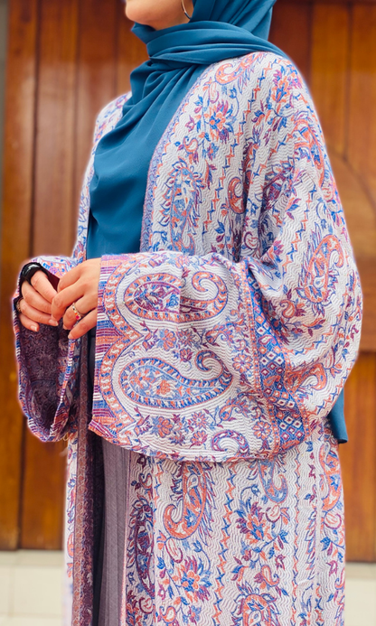Arwa Pashmina Duster Coat - 5