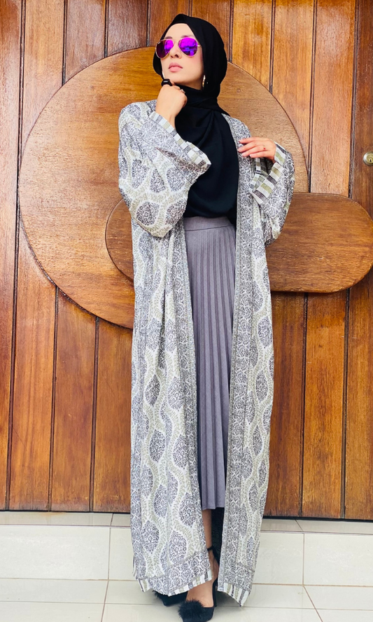 Arwa Pashmina Duster Coat - 6