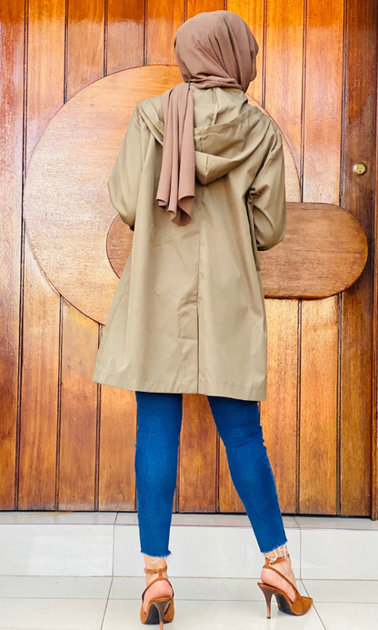 Varsity Luxe Blazer - Olive