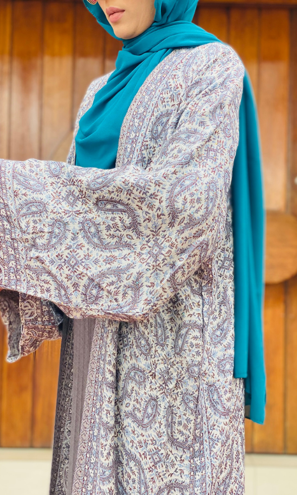 Arwa Pashmina Duster Coat - 7