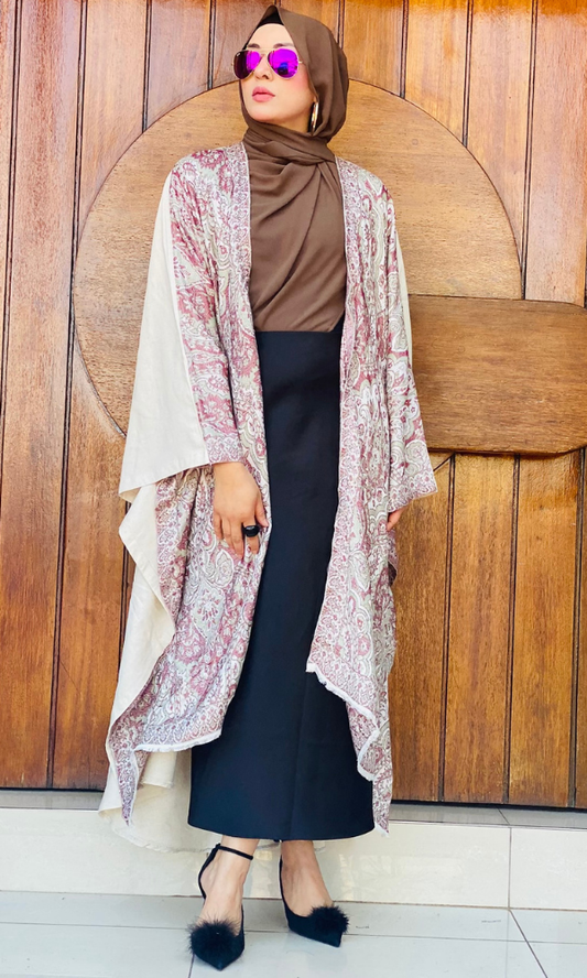 Pashmina Linen Coat - 19