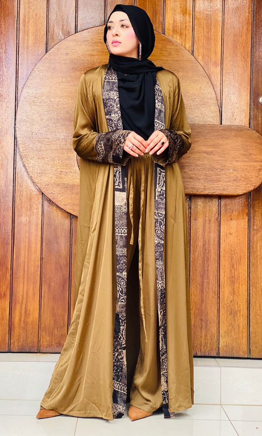 Script Abaya Coat 2