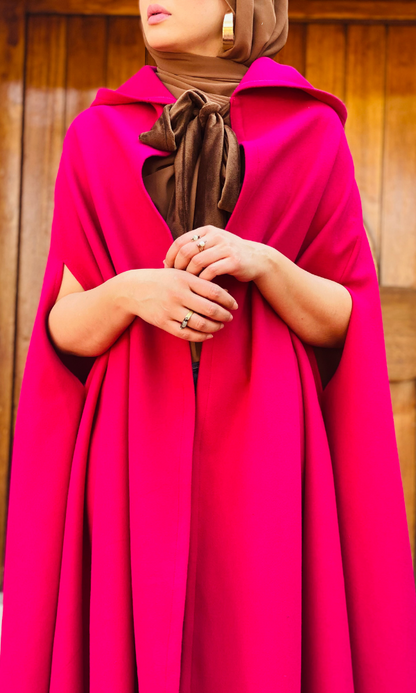 The Red Riding Hood Cape - Cerise