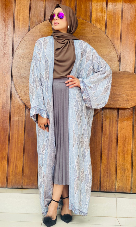 Arwa Pashmina Duster Coat - 10