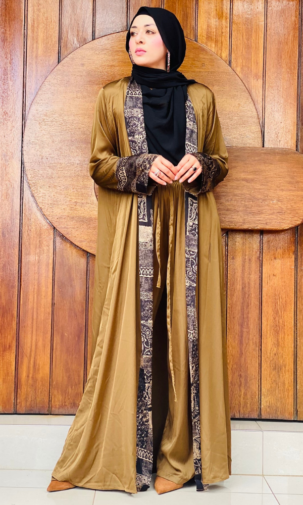Script Abaya Coat 2