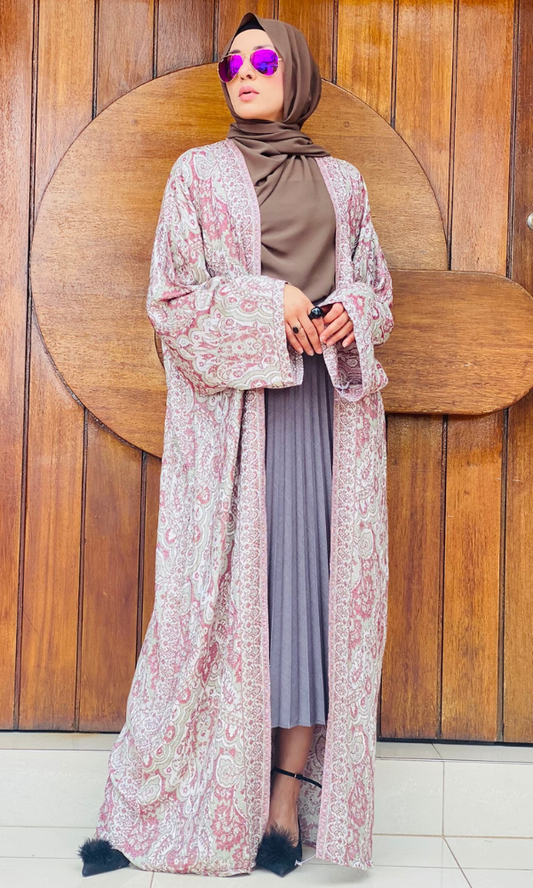 Arwa Pashmina Duster Coat - 11