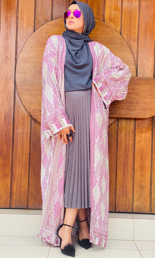 Arwa Pashmina Duster Coat - 13