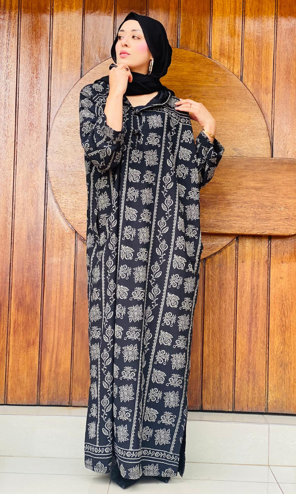 Mirayah Kaftan Black