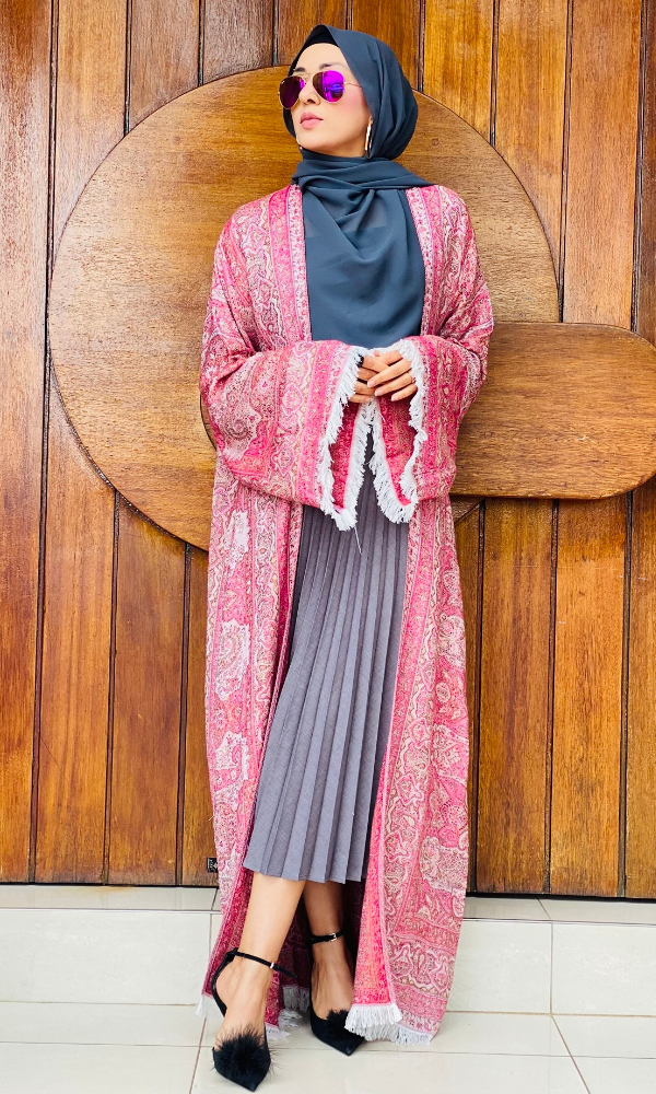Arwa Pashmina Duster Coat 2.0 - 2
