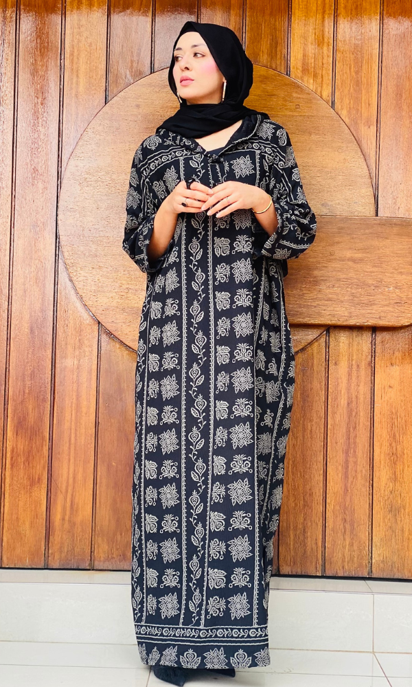 Mirayah Kaftan Black