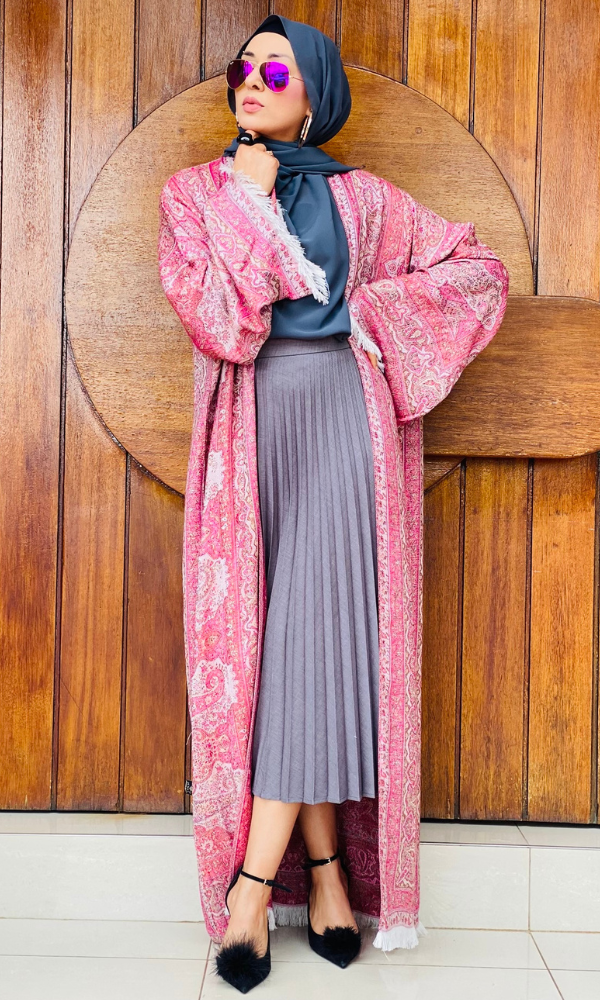 Arwa Pashmina Duster Coat 2.0 - 2
