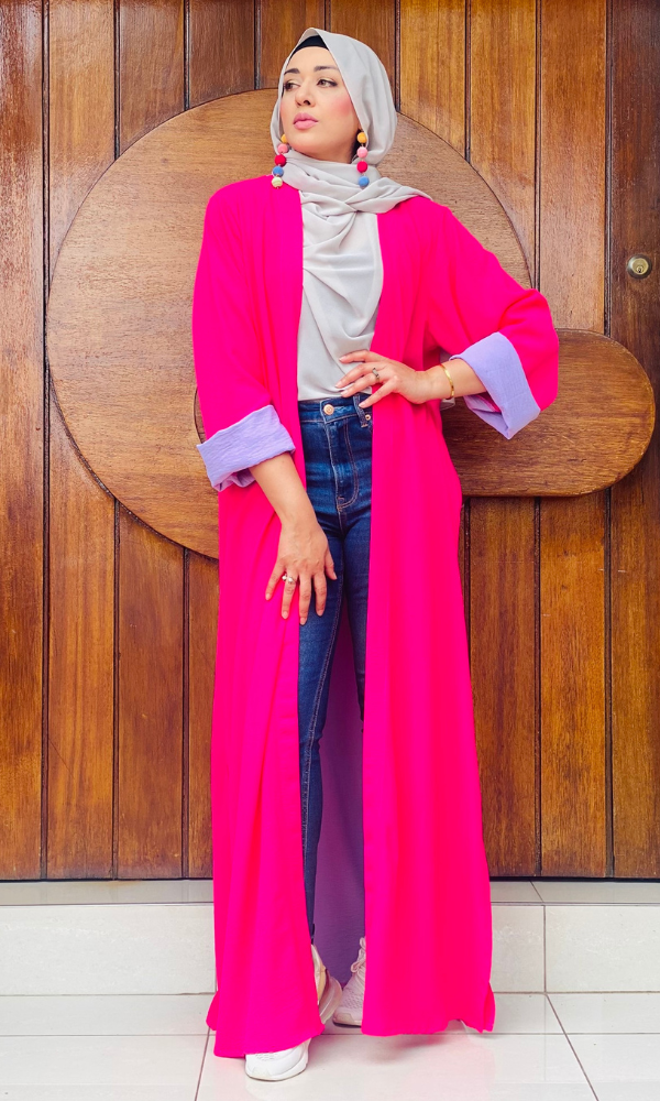 Daruri Coat Pink/Purple