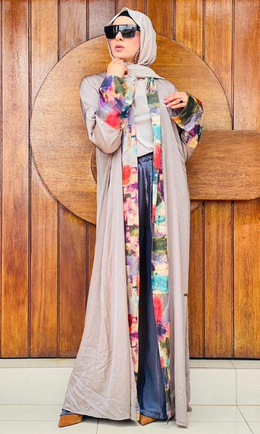 Script Abaya Coat 4
