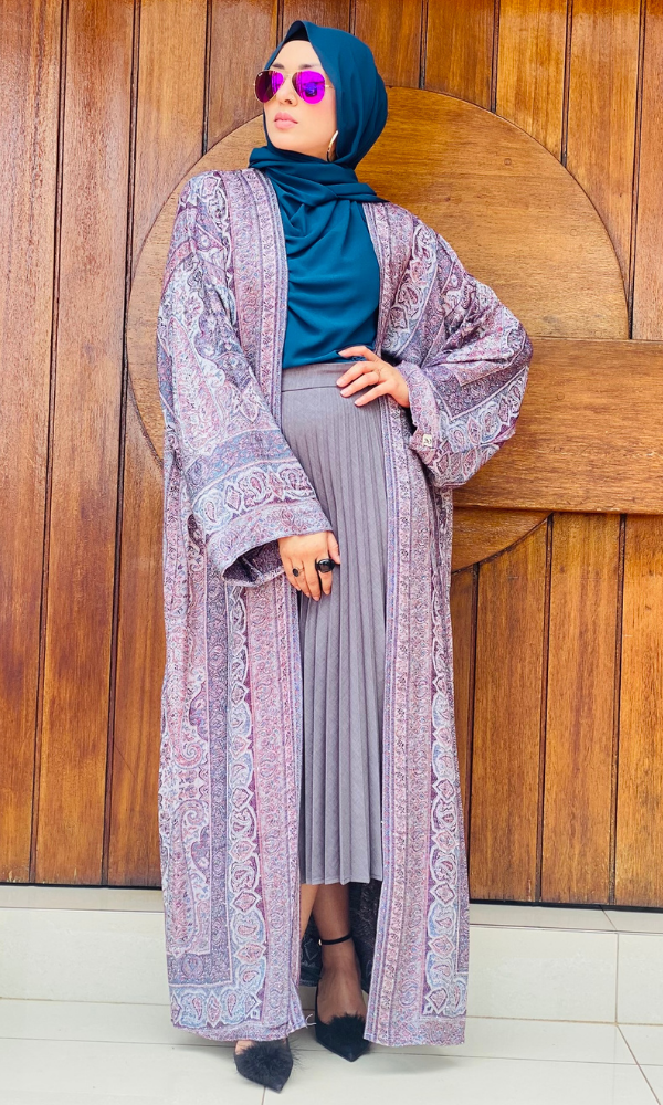 Arwa Pashmina Duster Coat - 17