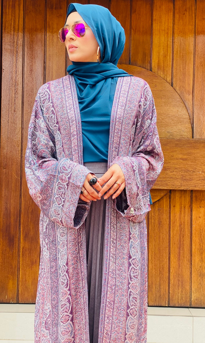 Arwa Pashmina Duster Coat - 17