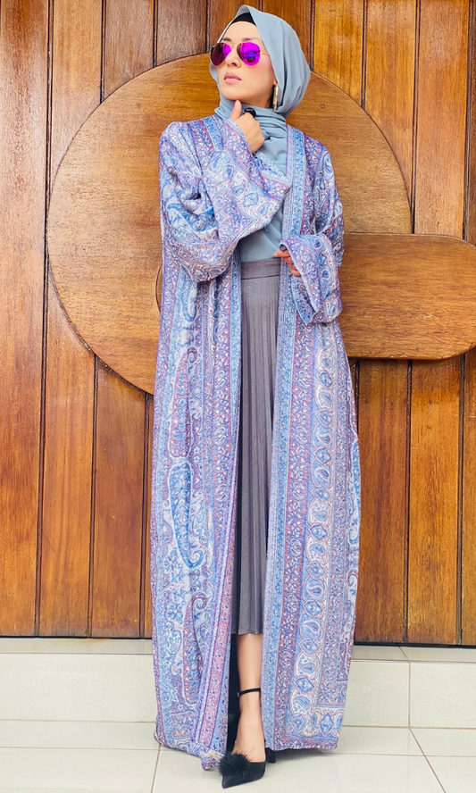 Arwa Pashmina Duster Coat - 18