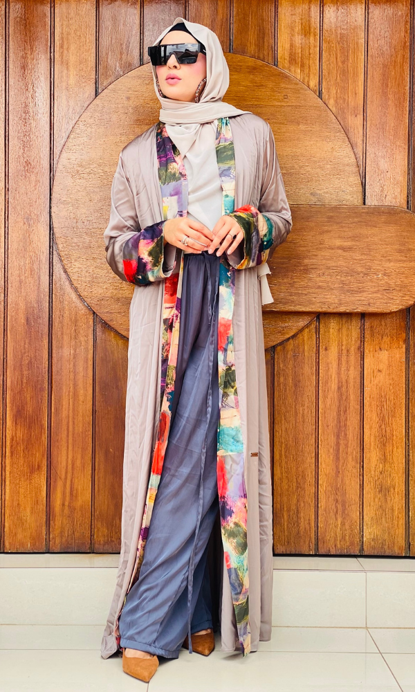 Script Abaya Coat 4
