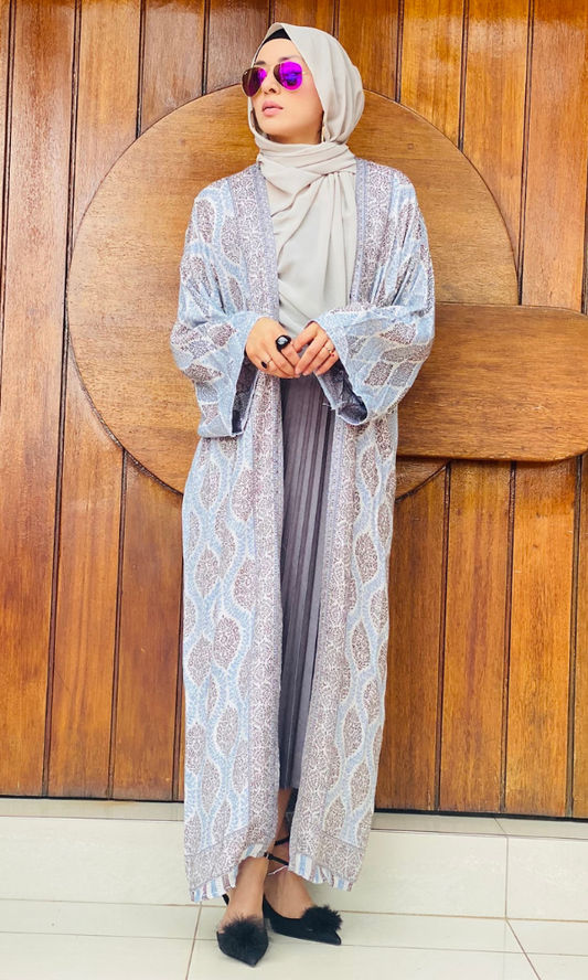 Arwa Pashmina Duster Coat - 19