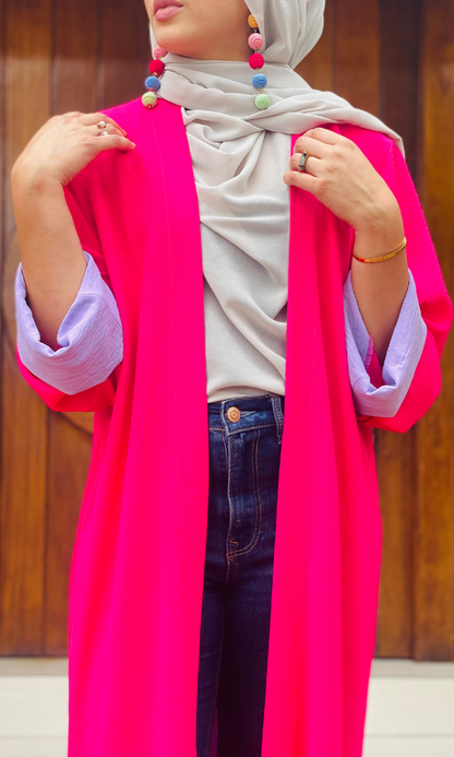 Daruri Coat Pink/Purple