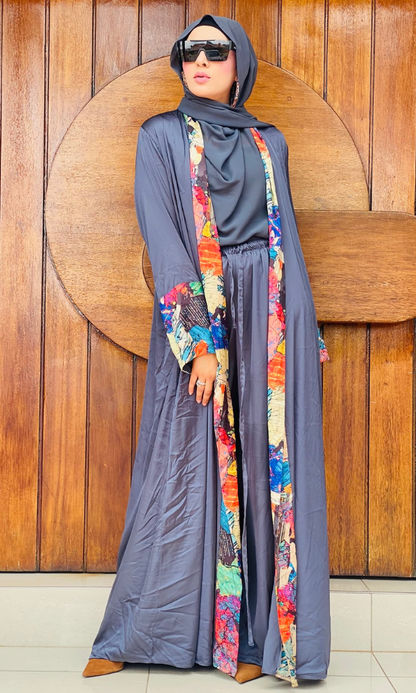 Script Abaya Coat 5