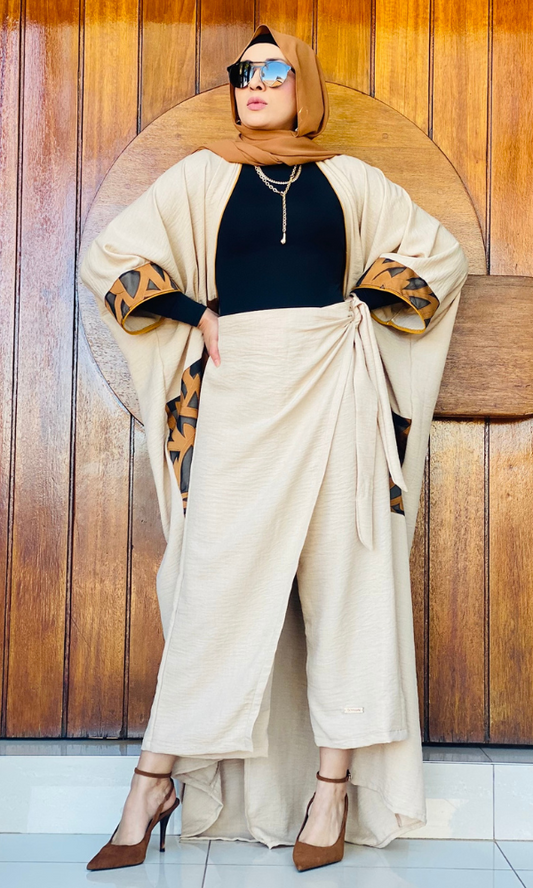 Layyana Wrap Pants - Oud