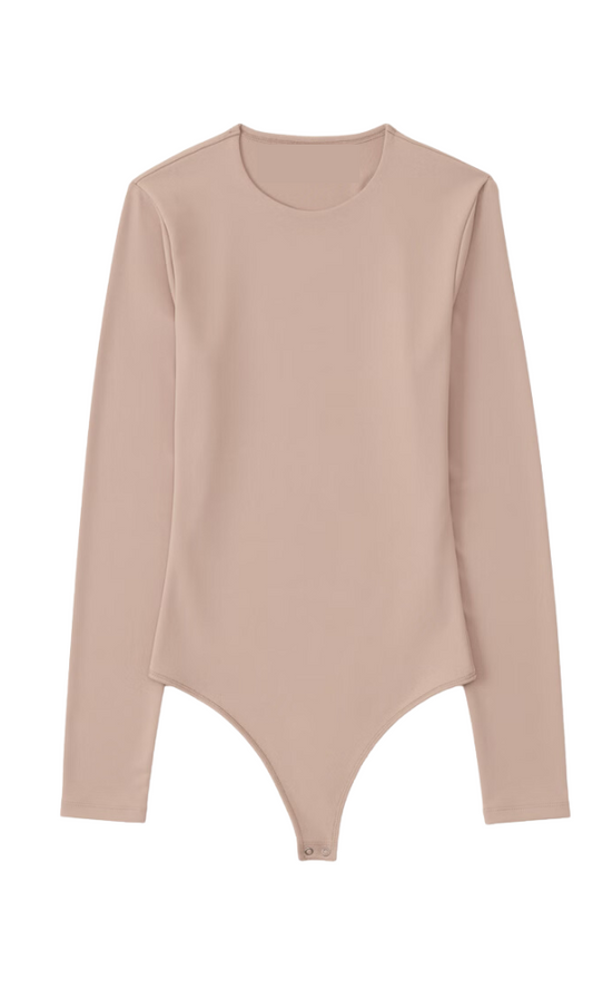 Bodysuit Long Sleeve - Oatmeal